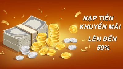 VNBET - Chương trình khuyến mãi nạp sau lần đầu 50%